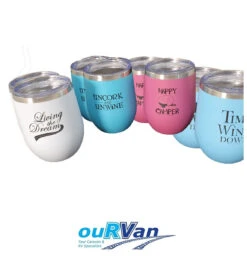INSULATED KEEP CUP CARAVAN RV 0247 -Cheap OURVANRV Store 0247 INSULATEDCUPBLUE 04