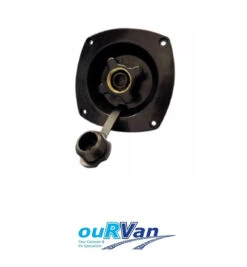 SHURFLO CITY MAINS WATER BLACK WITH 50PSI PRESSURE REG CARAVAN 043432
