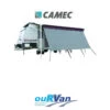 CAMEC 043480 PRIVACY SCREEN 2.8 X 1.8M SHADE AWNING DOUBLE ROPE TRACK CARAVAN RV