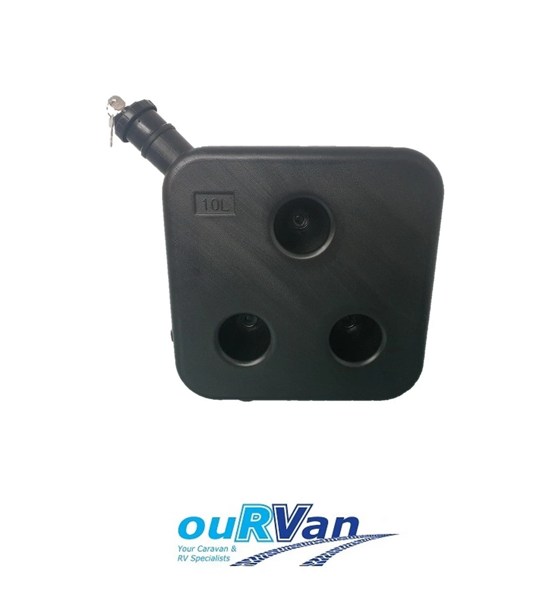 10L DIESEL HEATER TANK- BLACK LOCKABLE 8817L 2 10L DIESEL HEATER TANK- BLACK LOCKABLE 8817L - Image 2