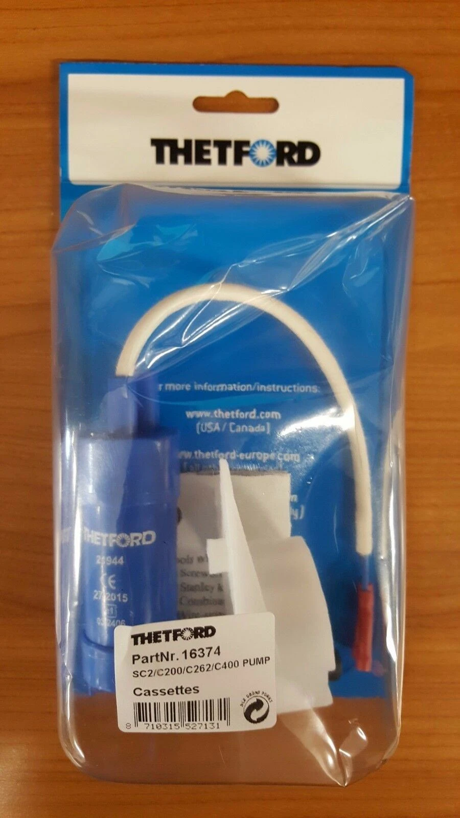 THETFORD 16374 TOILET PUMP 12V C2 / C200 / C400 / C402 GENUINE REPLACEMENT PART 2 THETFORD 16374 TOILET PUMP 12V C2 / C200 / C400 / C402 GENUINE REPLACEMENT PART - Image 2