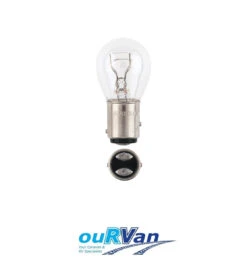 12V 21/5W BAY15D INCANDESCENT GLOBES (Blister Pack Of 2) NARVA