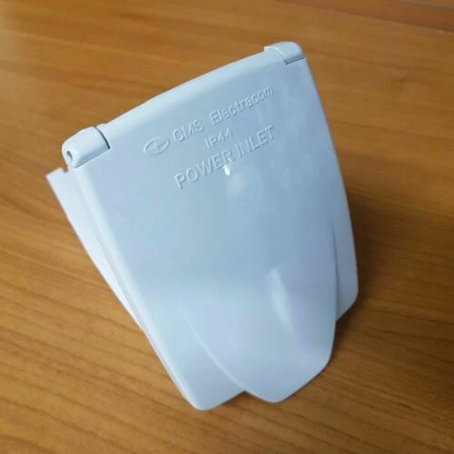 JAYCO 240V 15AMP POWER INLET CMS WHITE JIL15 IP44 NEW STYLE PLUG IN 500-04312 2 JAYCO 240V 15AMP POWER INLET CMS WHITE JIL15 IP44 NEW STYLE PLUG IN 500-04312 - Image 2