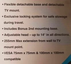 CAMEC CARAVAN TV BRACKET RV MEDIA 2 ARM 042163 MULTI FIT MOUNT INCLUDED 8 CAMEC CARAVAN TV BRACKET RV MEDIA 2 ARM 042163 MULTI FIT MOUNT INCLUDED -Cheap OURVANRV Store 12 3e73e50f ccfd 4cec 90cb d2aa27fbcb84