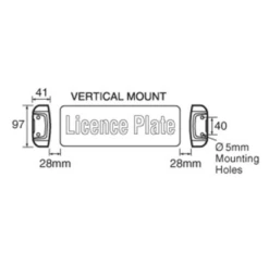 NARVA 90862BL 10-30V MODEL 8 LED LICENCE PLATE LAMP CHROME -Cheap OURVANRV Store 12 47f34e62 002e 43e4 8628 9bc34ea70890