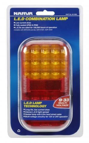 NARVA 94140BL MULTIVOLT LED REAR STOP/TAIL & INDICATOR LAMP CARAVAN TRAILER 3 NARVA 94140BL MULTIVOLT LED REAR STOP/TAIL & INDICATOR LAMP CARAVAN TRAILER - Image 3
