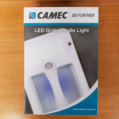 CAMEC LED GRAB HANDLE LIGHT WHITE BARGMAN CARAVAN 041480 2 CAMEC LED GRAB HANDLE LIGHT WHITE BARGMAN CARAVAN 041480 - Image 2