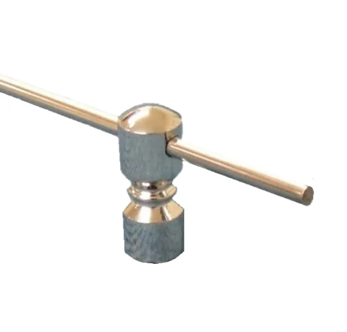 CAMEC 008219 TRAY RAIL PILLAR THRU NICKEL PLATED SUIT 4MM RAIL CARAVAN 2 CAMEC 008219 TRAY RAIL PILLAR THRU NICKEL PLATED SUIT 4MM RAIL CARAVAN - Image 2