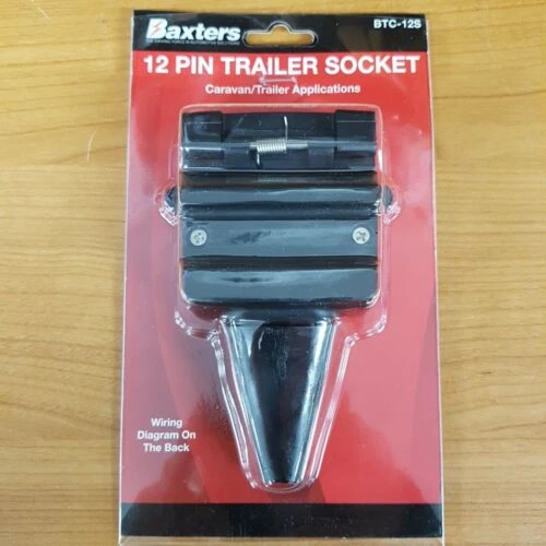 12 PIN TRAILER SOCKET FLAT SUIT 4X4 4WD CARAVAN TRAILER JAYCO NEW AGE 2 12 PIN TRAILER SOCKET FLAT SUIT 4X4 4WD CARAVAN TRAILER JAYCO NEW AGE - Image 2