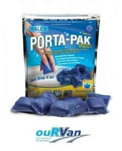 WALEX PORTA-PAK DROP IN 15 SACHET CARAVAN BLUE TOILET CHEMICAL 040873