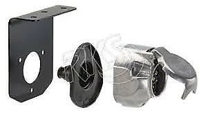 NARVA 82325BL ANGLED TRAILER ROUND SOCKET BRACKET CARAVAN CAMPER (BRACKET ONLY) 2 NARVA 82325BL ANGLED TRAILER ROUND SOCKET BRACKET CARAVAN CAMPER (BRACKET ONLY) - Image 2