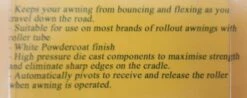 AUSSIE TRAVELLER ATRV TRAVELLING AWNING SUPPORT CRADLE MODEL WHITE MMIX 2700000000000 -Cheap OURVANRV Store 12 c724e62e 980b 4a24 89ef a0fc7bdd884a