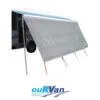 COAST ROLL OUT AWNING SUNSCREEN 13' SHADE WALL 3.4M 200-09032