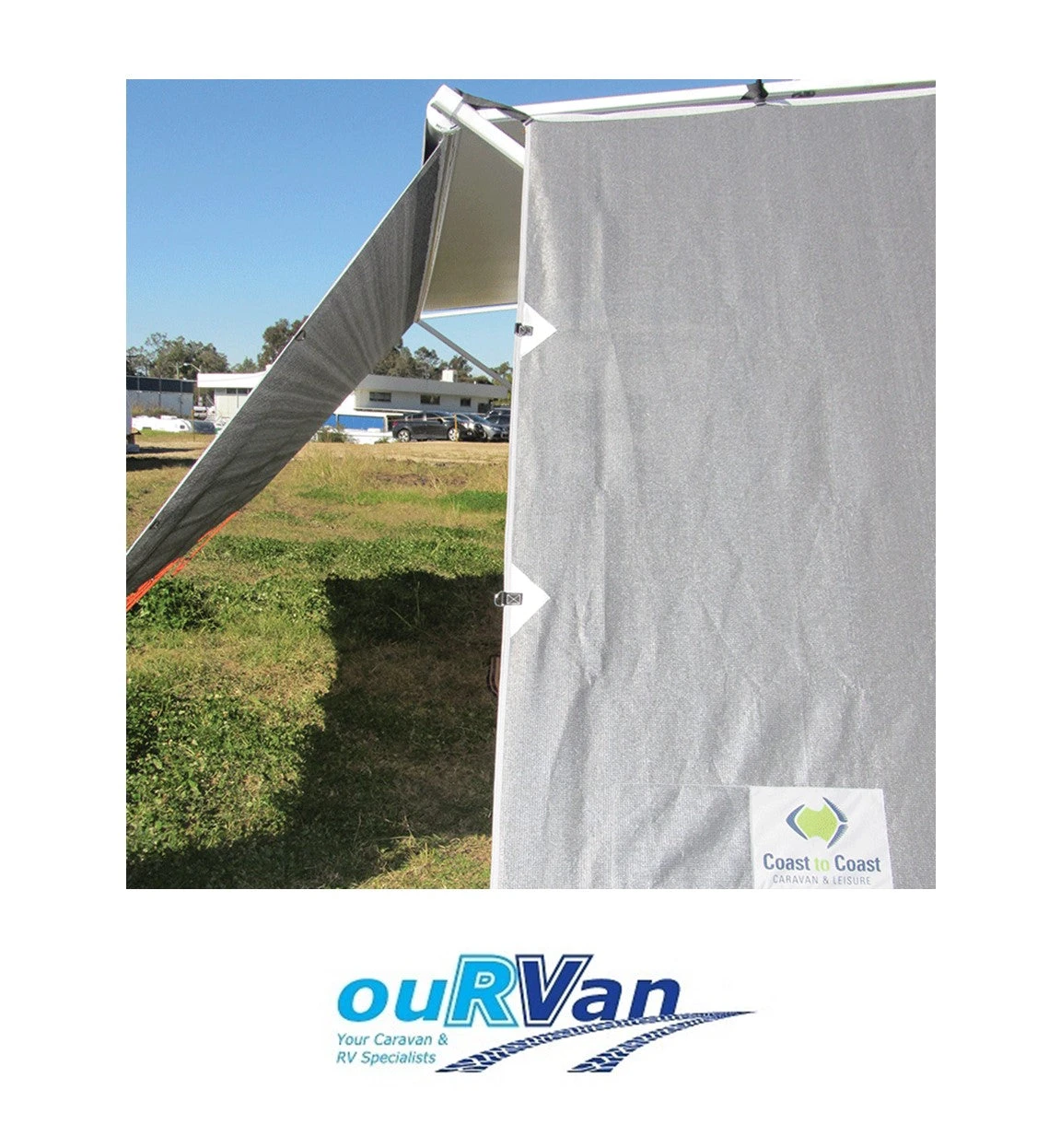 CARAVAN AWNING PRIVACY SCREEN SIDE END WALL V2 COAST 200-09212 2 CARAVAN AWNING PRIVACY SCREEN SIDE END WALL V2 COAST 200-09212 - Image 2