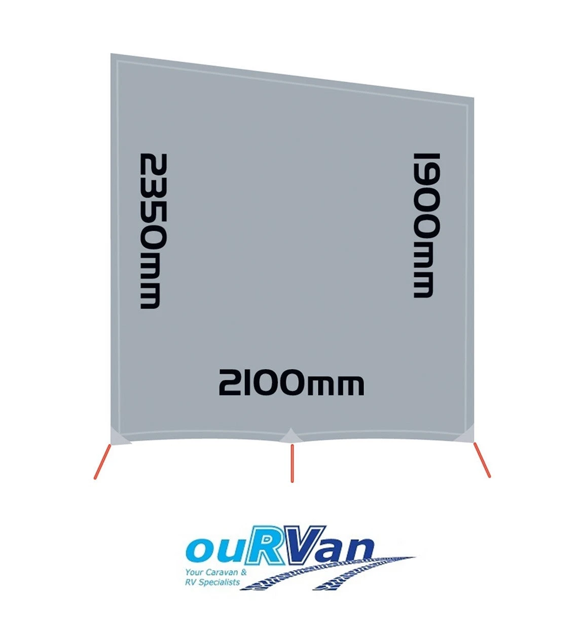 CARAVAN AWNING PRIVACY SCREEN SIDE END WALL V2 COAST 200-09212 3 CARAVAN AWNING PRIVACY SCREEN SIDE END WALL V2 COAST 200-09212 - Image 3