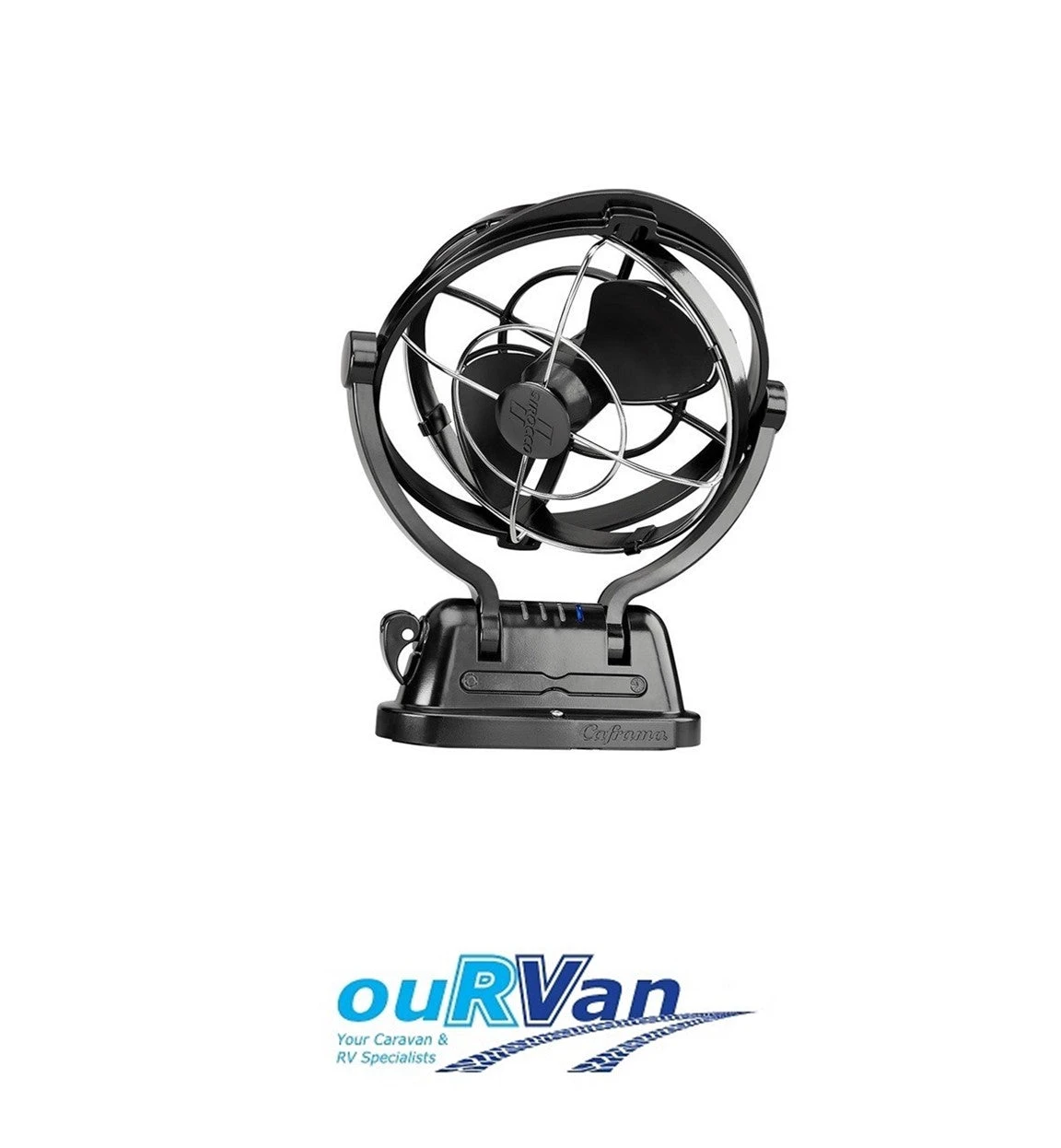 SIROCCO II CAFRAMO CARAVAN FAN BLACK 12V 0399B 2 SIROCCO II CAFRAMO CARAVAN FAN BLACK 12V 0399B - Image 2