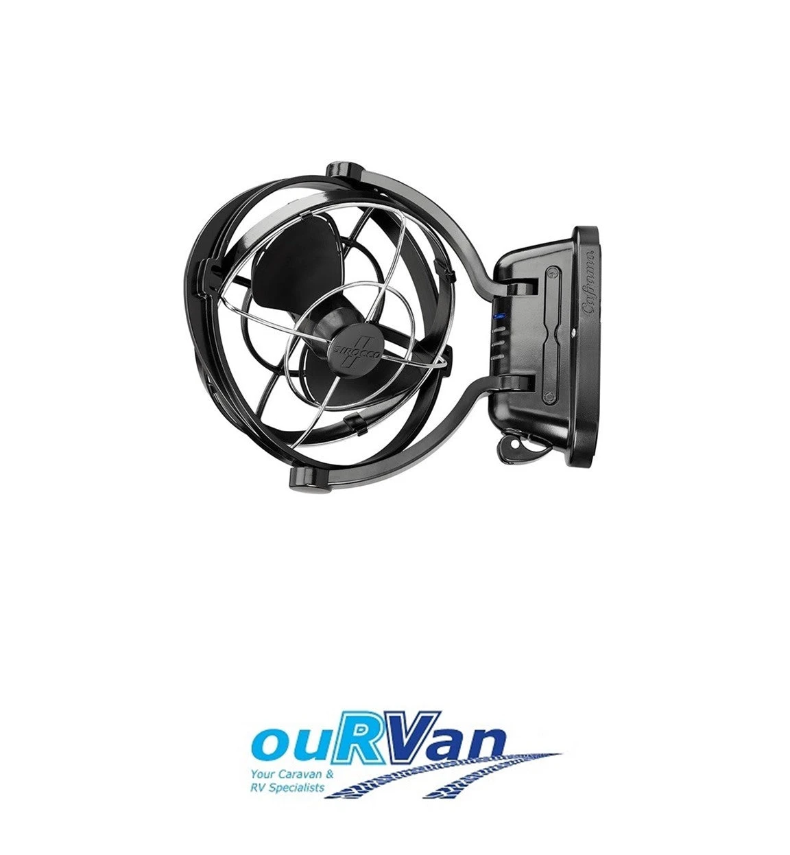 SIROCCO II CAFRAMO CARAVAN FAN BLACK 12V 0399B 3 SIROCCO II CAFRAMO CARAVAN FAN BLACK 12V 0399B - Image 3