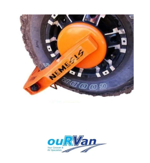 FULLSTOP™ NEMESIS V3 FPC300 WHEEL LOCK OFF ROAD CLAMP CARAVAN TRAILER 450-06064 -Cheap OURVANRV Store 450 06064 FULLSTOPNEMESISV3FPC300WHEELLOCKOFFROADCLAMPCARAVANTRAILER