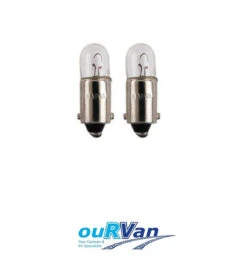 NARVA 47233BL 12V 4W DASH/NUMBER PLATE BULB GLOBE CARAVAN JAYCO BAYONET BA9S
