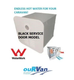 GIRARD ENDLESS GAS HOT WATER SYSTEM BLACK DOOR CARAVAN GSWH2 SERVICE SUBURBAN