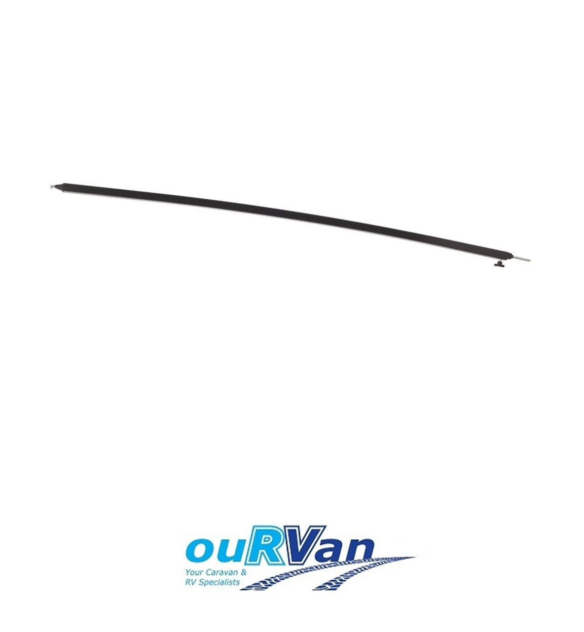 SUPEX 563VB BLACK SLIGHT CURVE CARAVAN AWNING RAFTER FOR ROLL-OUT ROOF TENSION SUPPORT – MAXIMUM 243CM (8’) 1 SUPEX 563VB BLACK SLIGHT CURVE CARAVAN AWNING RAFTER FOR ROLL-OUT ROOF TENSION SUPPORT – MAXIMUM 243CM (8’)