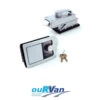 MTM RECESSED CARAVAN DOOR LOCK - SUIT JAYCO WINDSOR STATESMAN 7545-101-06