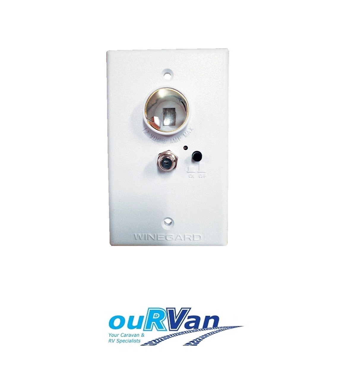 GENUINE WINEGARD 12V POWER SUPPLY WALL PLATE 900-00360 CARAVAN RV-0742 1 GENUINE WINEGARD 12V POWER SUPPLY WALL PLATE 900-00360 CARAVAN RV-0742