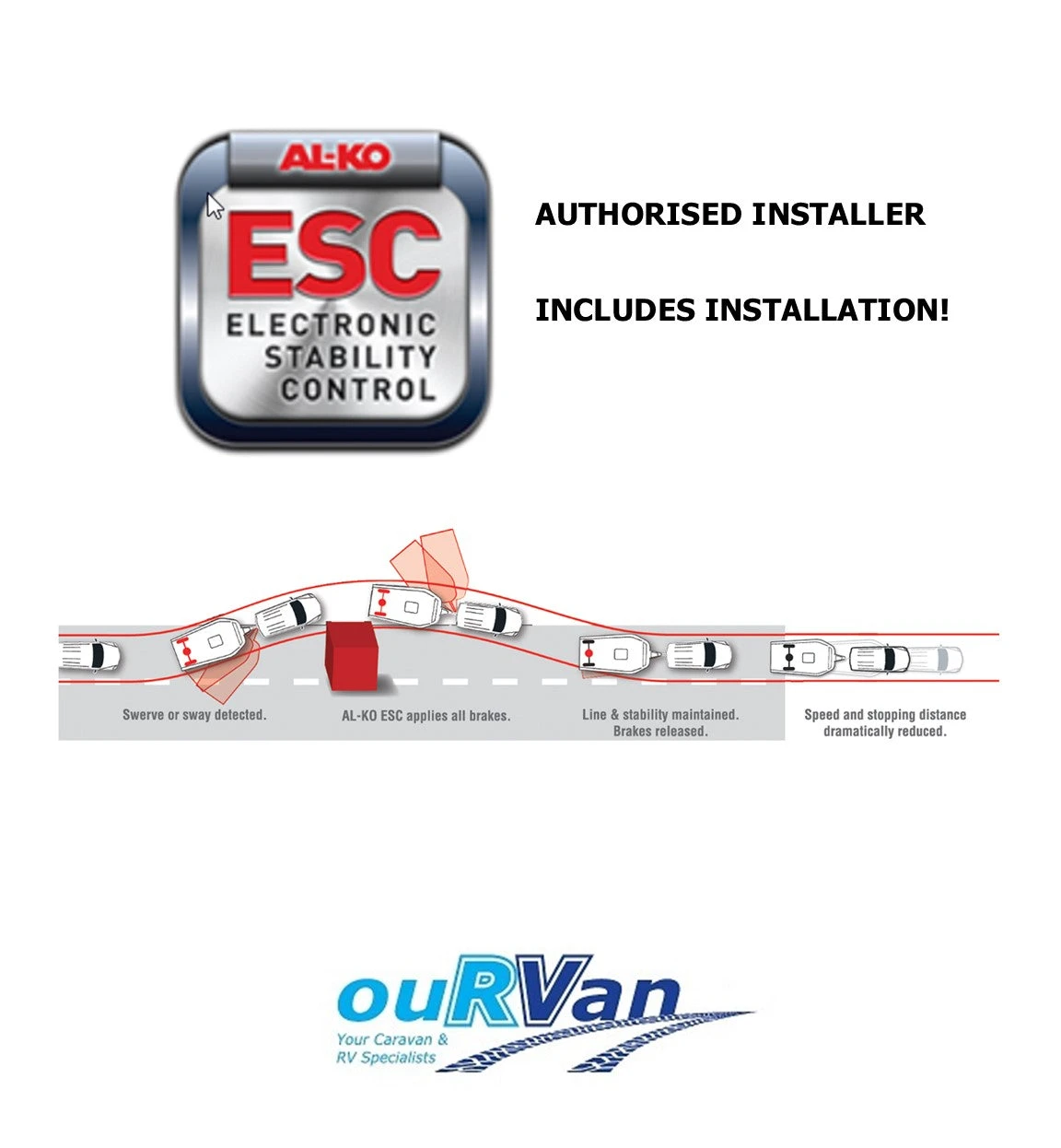 Al-ko ESC (Electronic Stability Control) INCLUDES INSTALLATION 1 Al-ko ESC (Electronic Stability Control) INCLUDES INSTALLATION