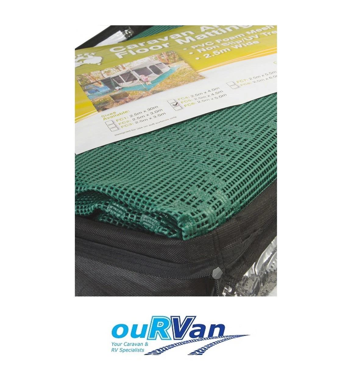 2.5M X 5.5M FOAM ANNEXE MATTING FC7GN 1 2.5M X 5.5M FOAM ANNEXE MATTING FC7GN