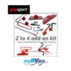 GripSport Add-on Kit For Van-rack 2 Bike To 4 Bike GSR167