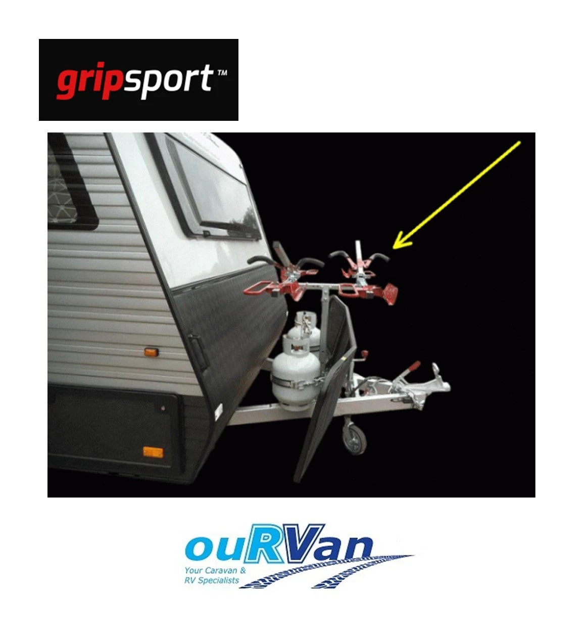 GripSport Add-on Kit For Van-rack 2 Bike To 4 Bike GSR167 4 GripSport Add-on Kit For Van-rack 2 Bike To 4 Bike GSR167 - Image 4