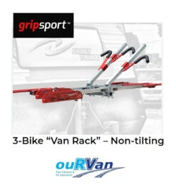 GripSport 3 Bike Van Rack, Non-tilting GSR024