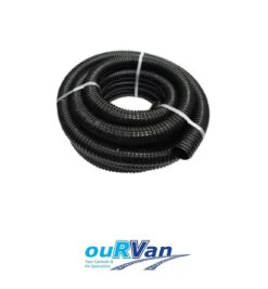 BLACK 10M X 32MM SULLAGE WASTE HOSE ROLL 800-01346 CARAVAN CAMPER MOTORHOME RV