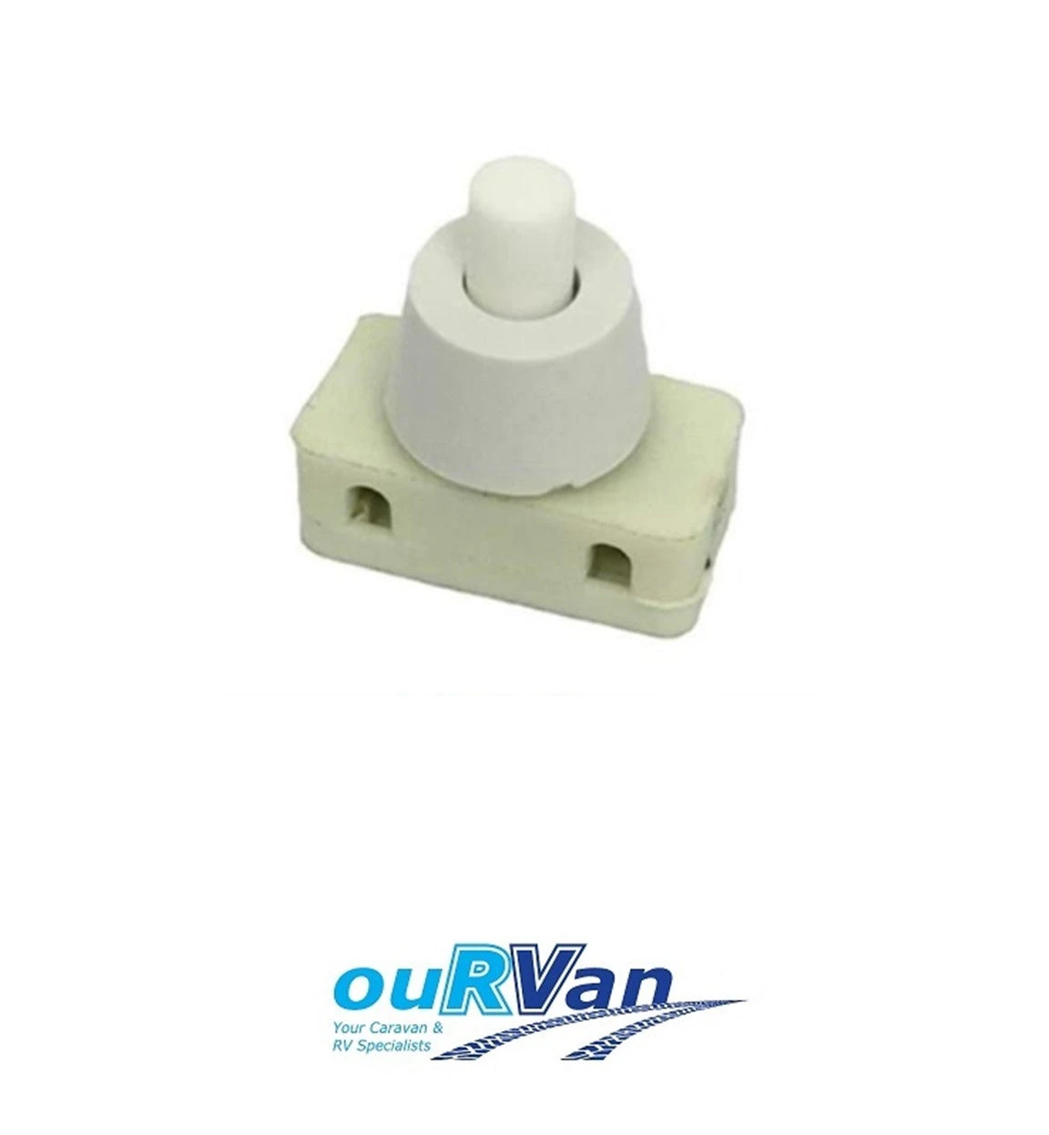 SPST BEDLAMP SWITCH SP0735 PUSH BUTTON WHITE SINGLE POLE 240V 2A CARAVAN RV 1 SPST BEDLAMP SWITCH SP0735 PUSH BUTTON WHITE SINGLE POLE 240V 2A CARAVAN RV