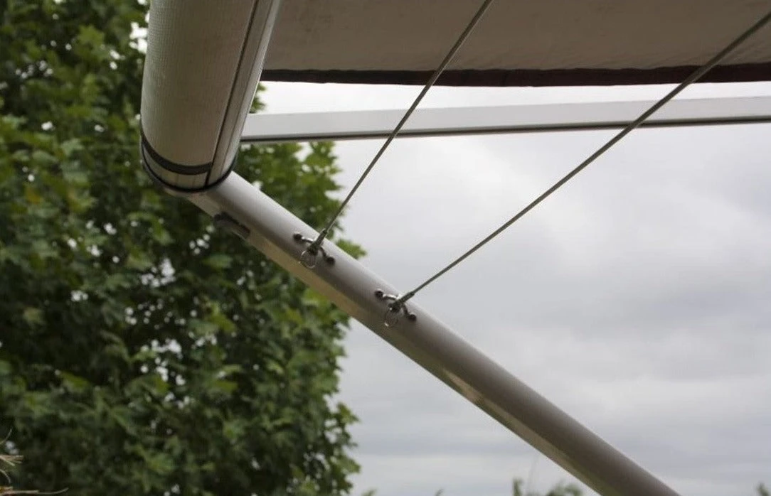 SUPEX EASY HANG STAINLESS STEEL CLOTHES LINE TO FIT ROLL OUT AWNINGS 2 SUPEX EASY HANG STAINLESS STEEL CLOTHES LINE TO FIT ROLL OUT AWNINGS - Image 2